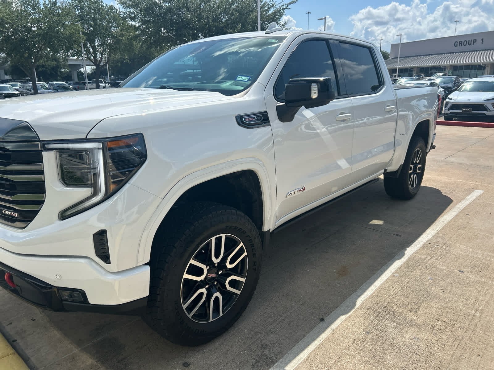 Used 2024 Summit White GMC AT4 image 2