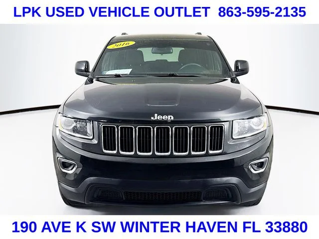 Certified 2016 Jeep Grand Cherokee Laredo E with VIN 1C4RJEAG1GC344510 for sale in Winter Haven, FL