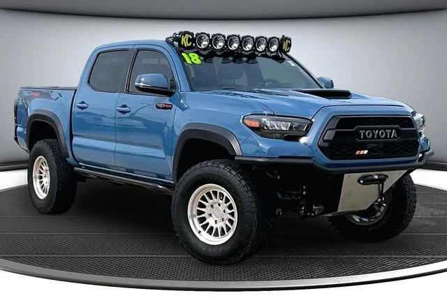 Used 2018 Blue Toyota TRD Pro image 3