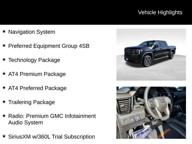 Used 2025 Onyx Black GMC AT4 image 7