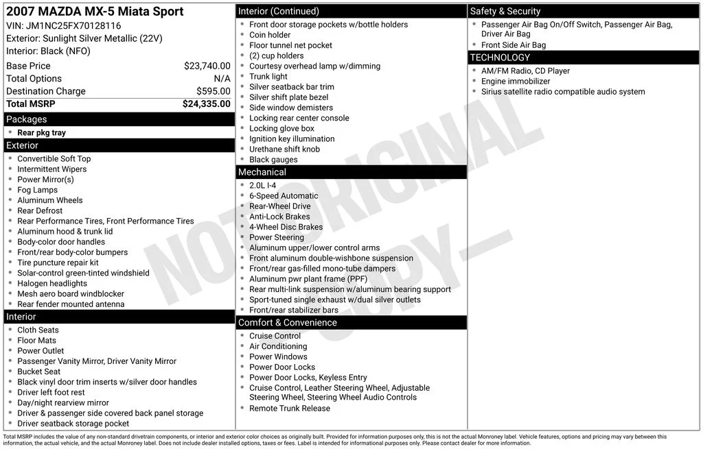 Used 2007 Silver Mazda Sport image 34