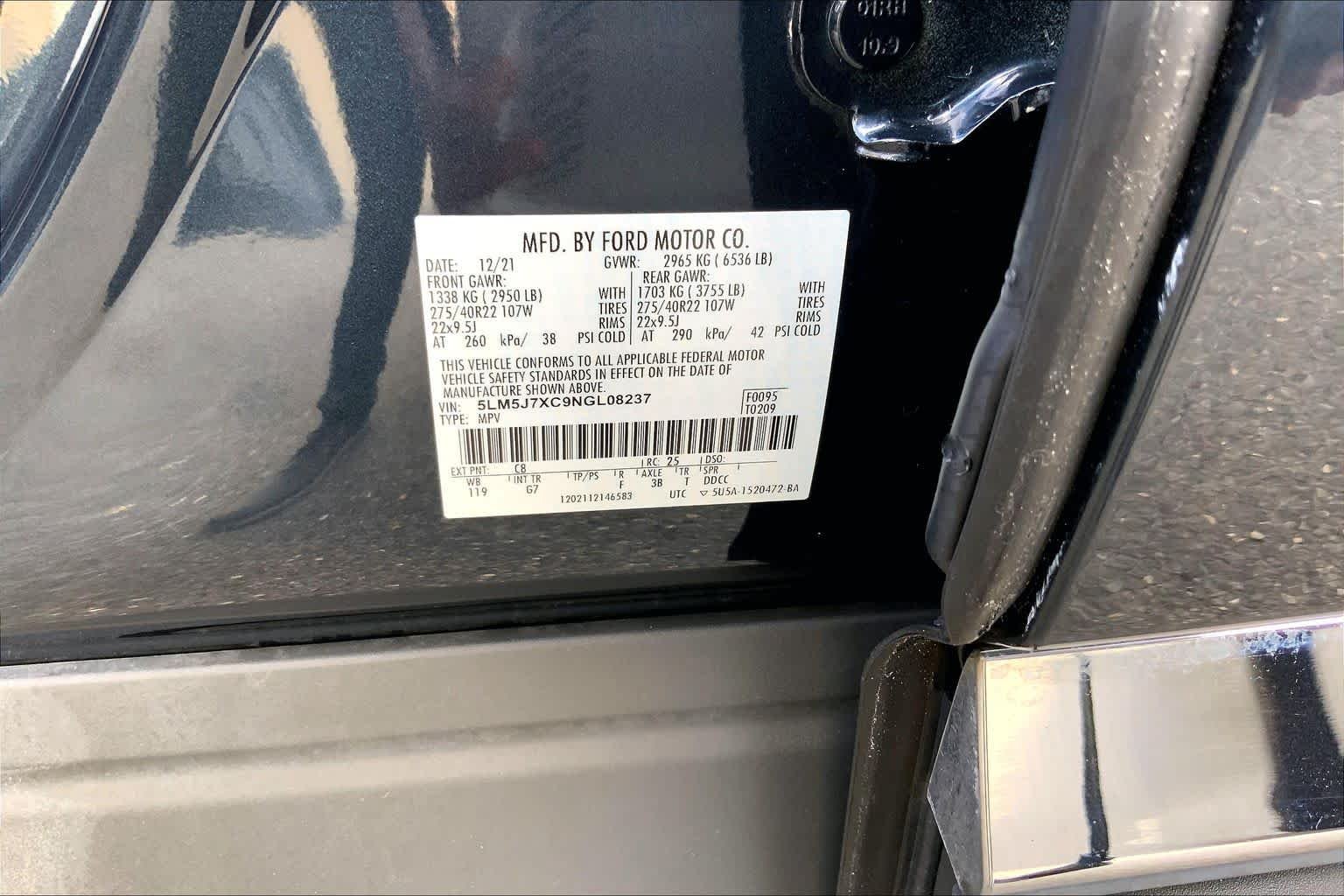 Used 2022 Flight Blue Lincoln Reserve image 36