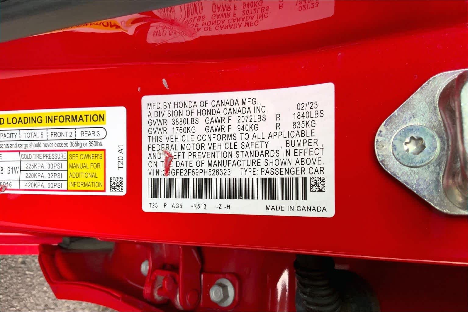 Used 2023 Rallye Red Honda Sport image 34