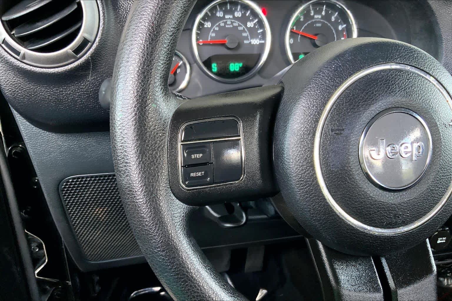 Used 2012 Black Forest Green Pearl Jeep Sport image 23
