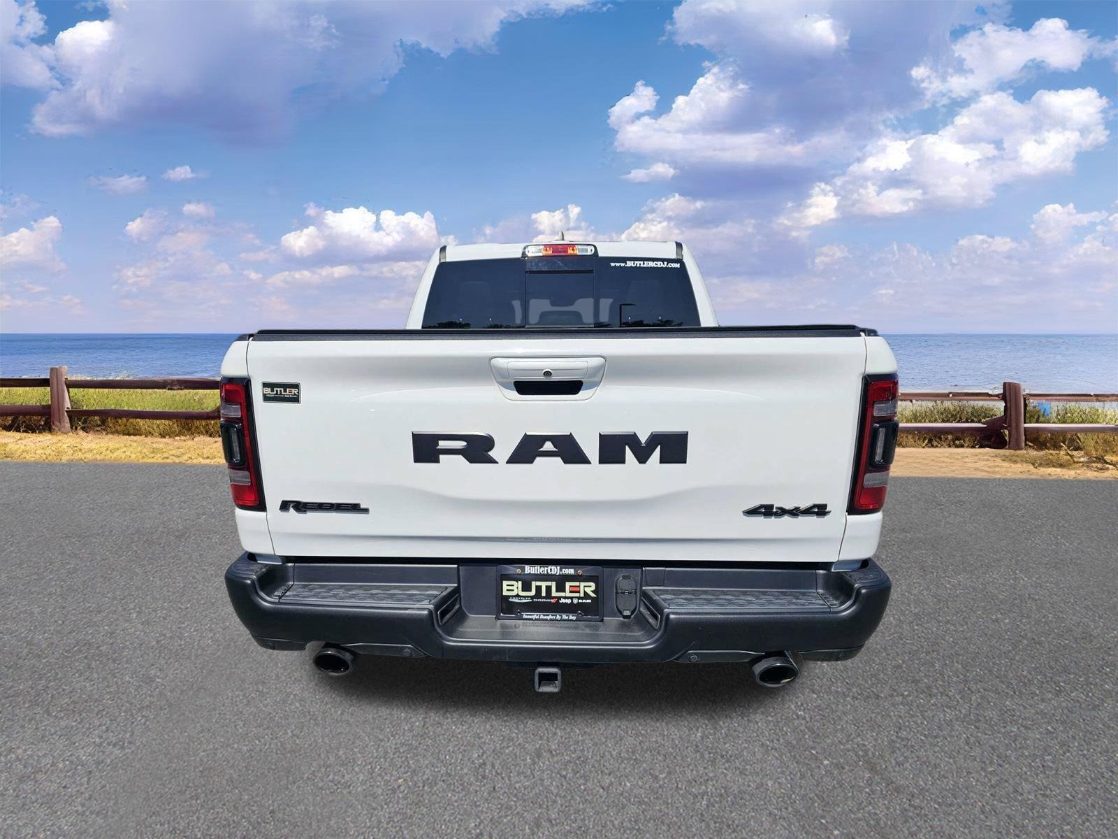 Used 2021 Bright White Clearcoat Ram Rebel image 6