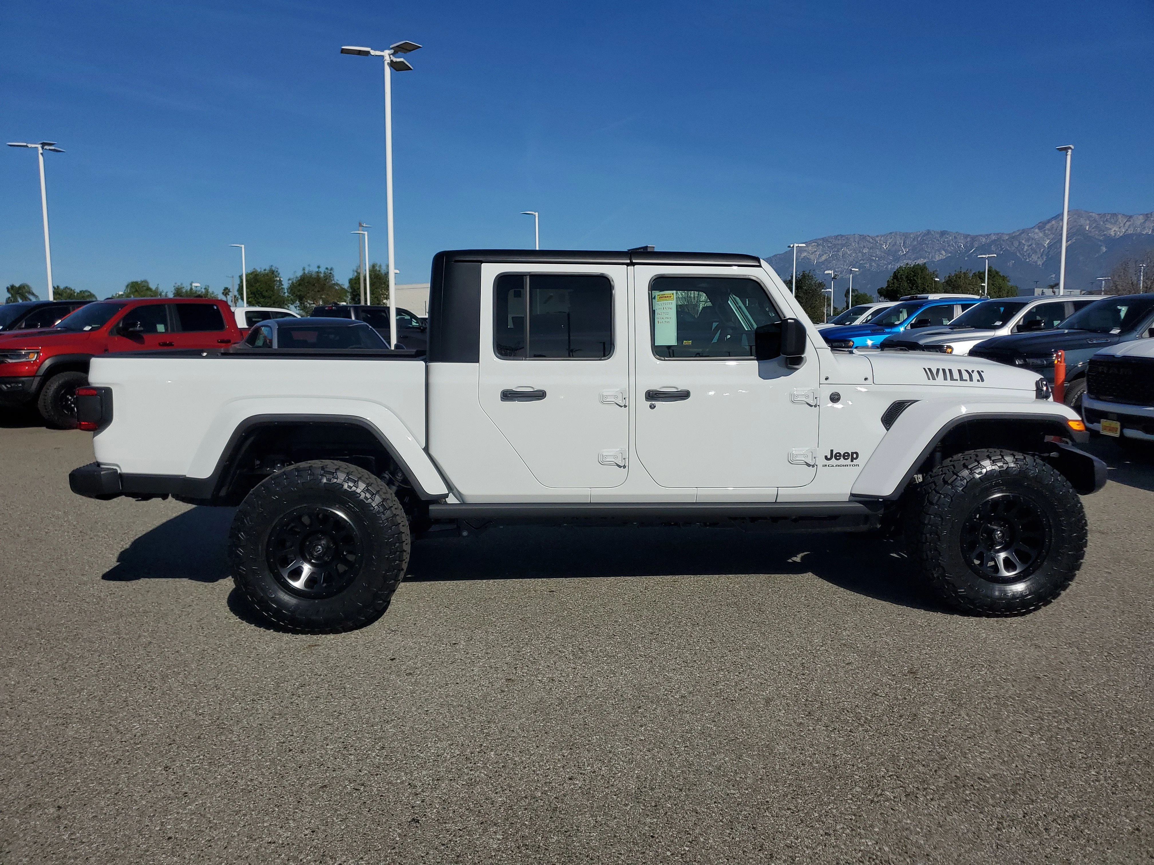 New 2026 Bright White Clear-Coat Exterior Paint Jeep Willys image 2