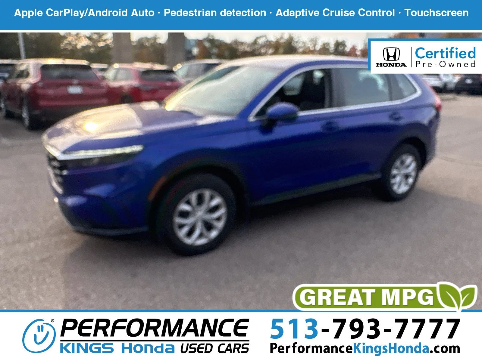 Certified Used 2024 Still Night Pearl Honda LX image 1