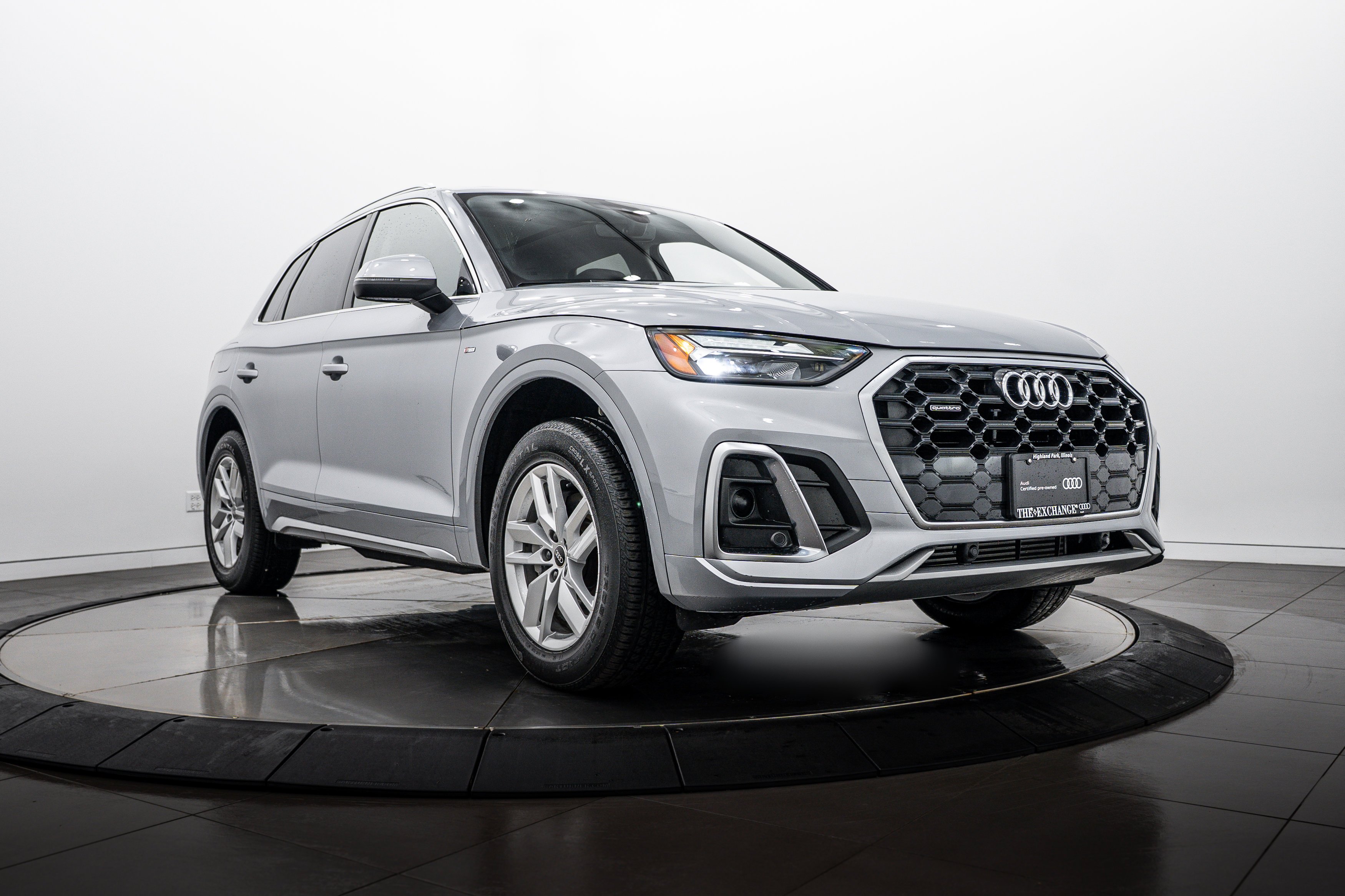 Certified Used 2023 Florett Silver Metallic Audi S line Premium image 1