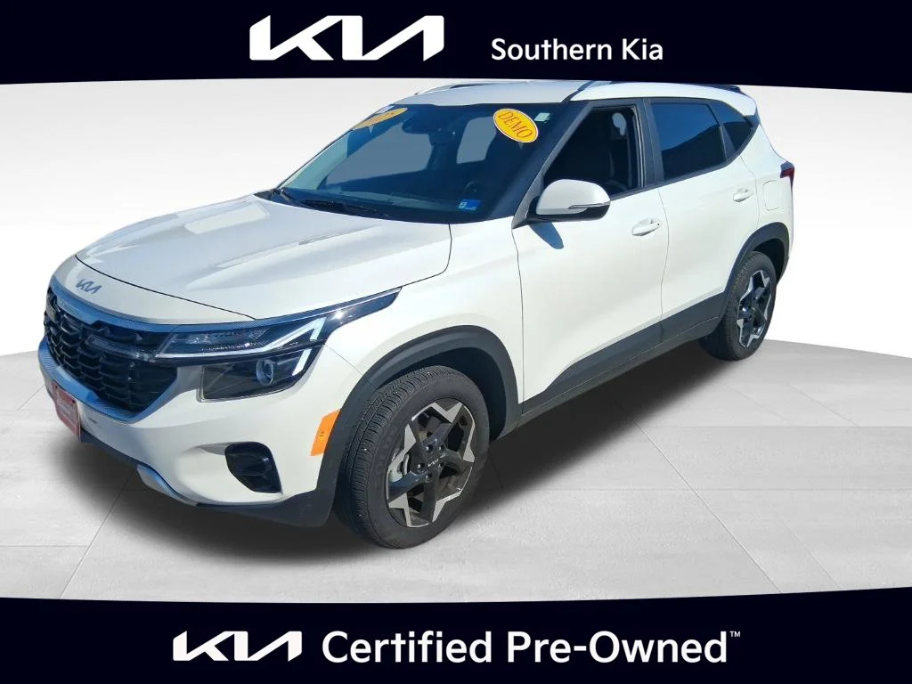 Certified Used 2025 White Kia S image 1