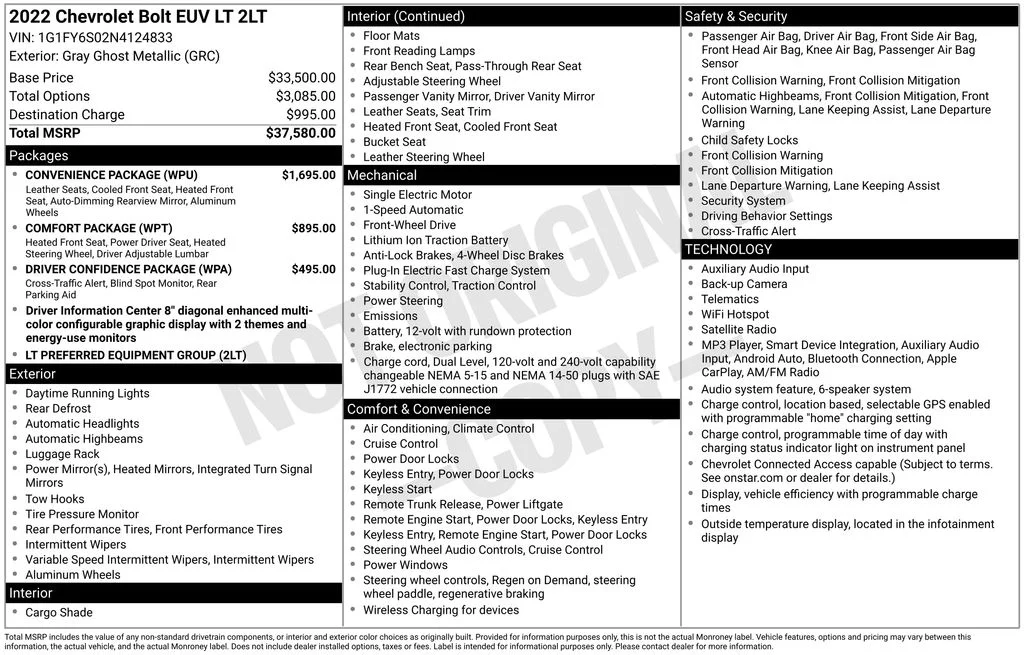 Used 2022 Gray Chevrolet LT image 6