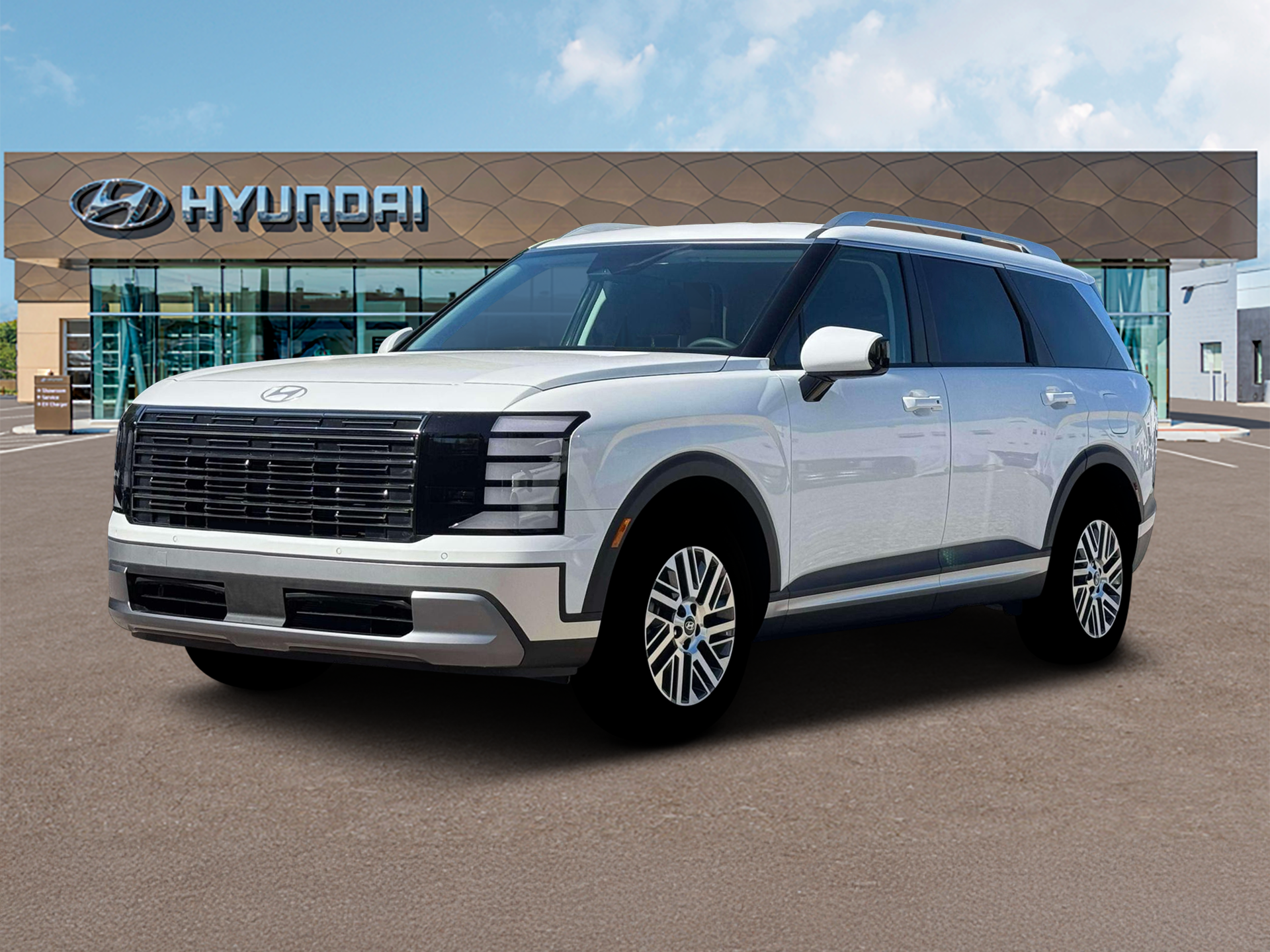 New 2026 White Hyundai SEL AWD image 1