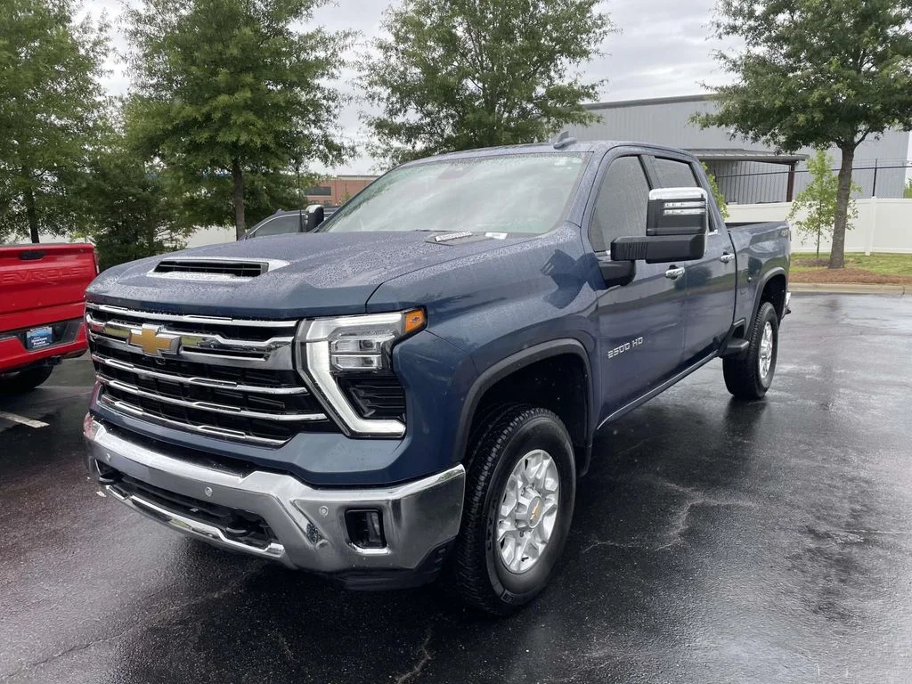 Certified Used 2025 Lakeshore Blue Metallic Chevrolet LTZ image 3