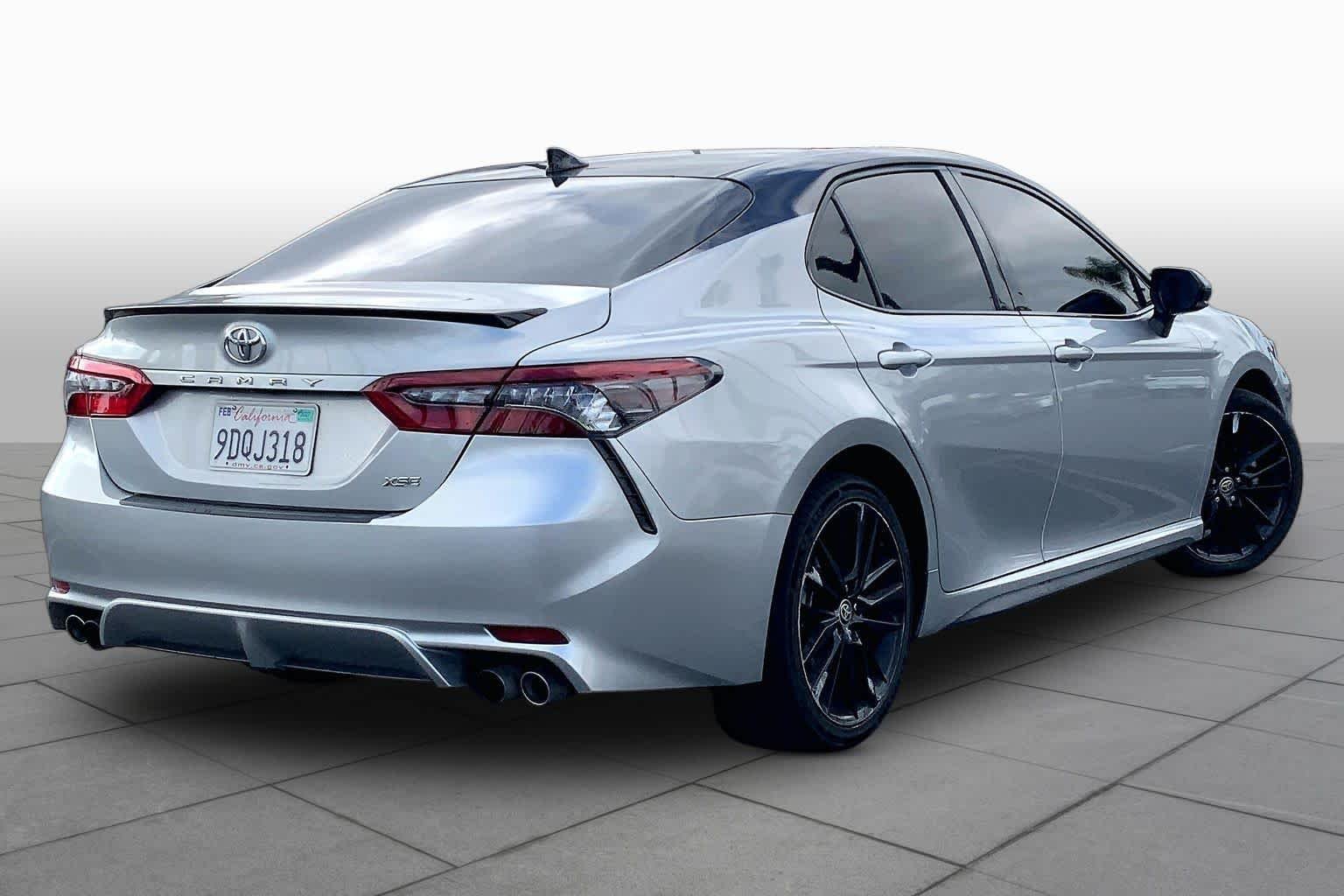 Used 2022 Celestial Silver Metallic/Midnight Black Metallic Toyota XSE image 12