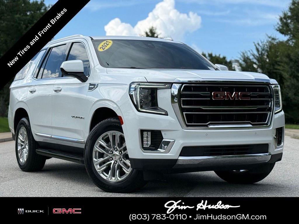 Used 2021 White GMC SLT image 2