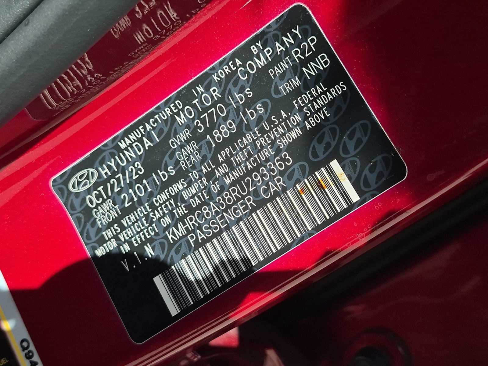 Certified Used 2024 Ultimate Red Hyundai Limited image 34