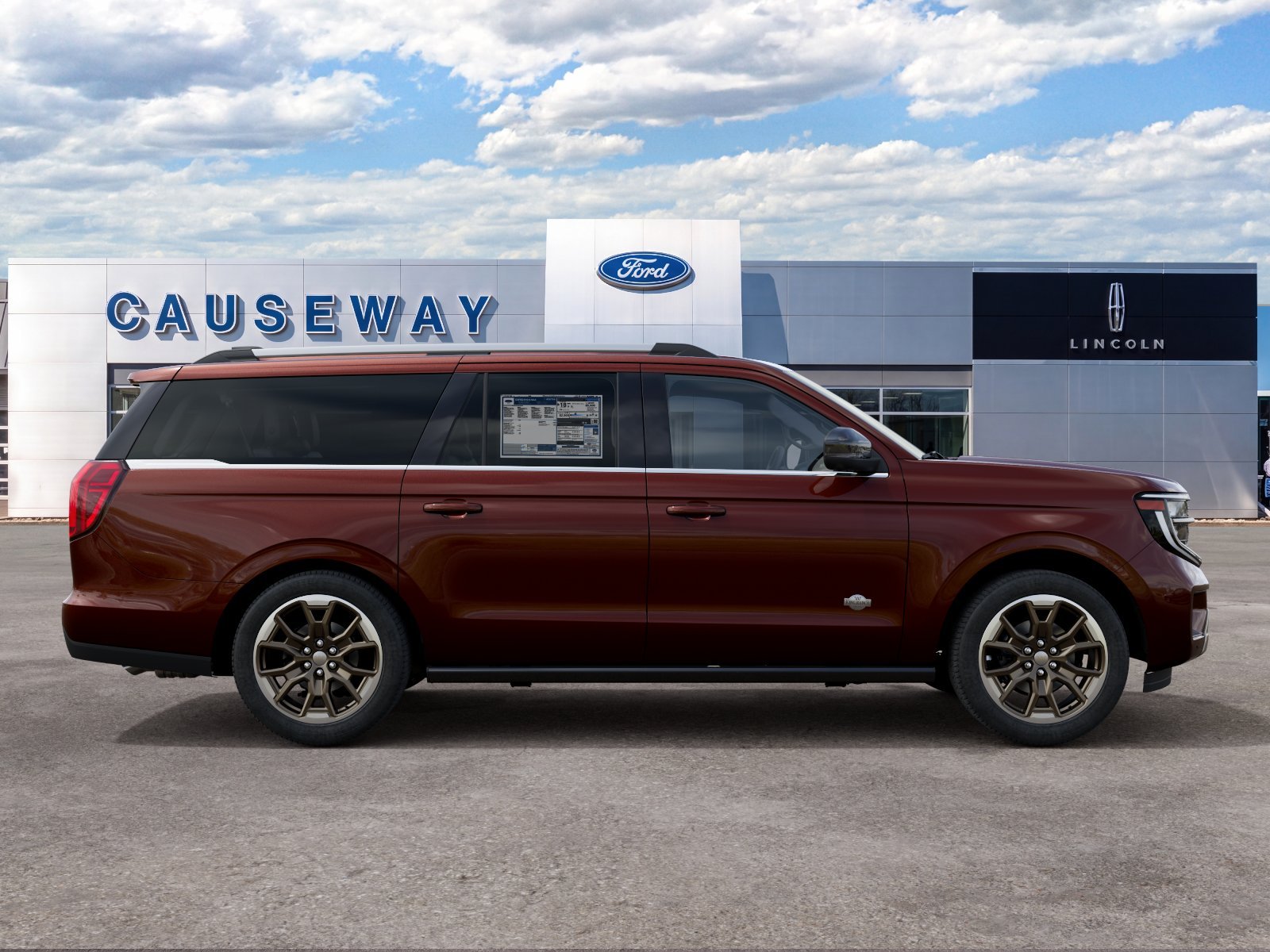 New 2027 Bronze Fire Metallic Tinted Clearcoat Ford MAX King Ranch® image 5