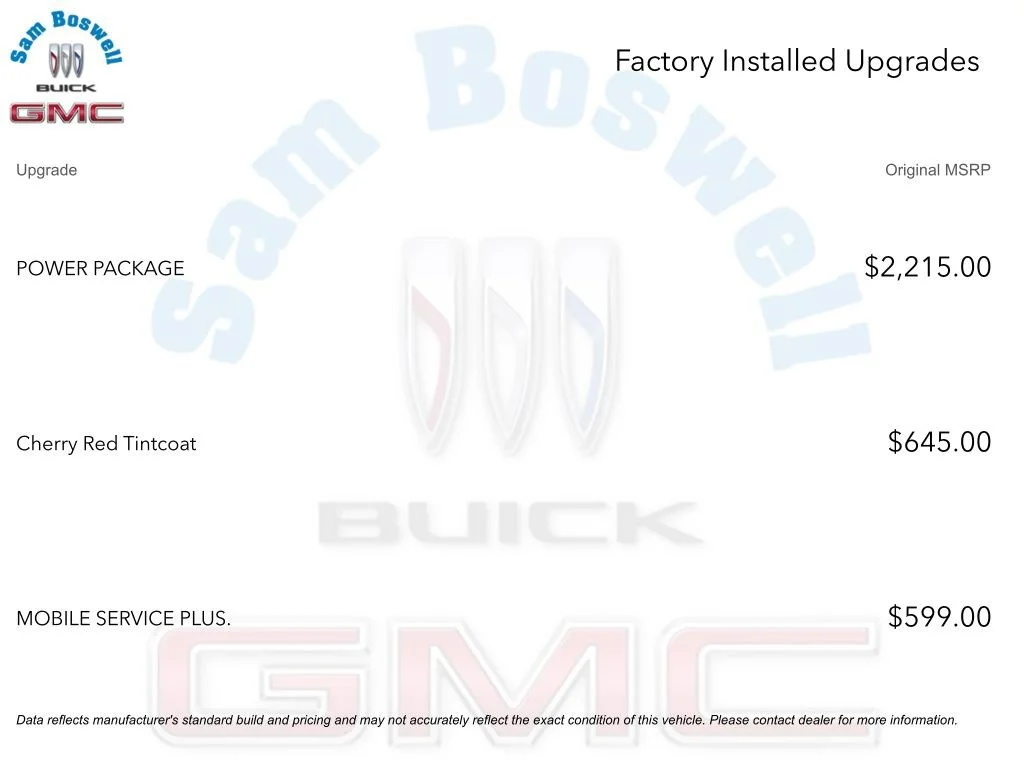New 2026 Cherry Red Tintcoat Buick Preferred image 3