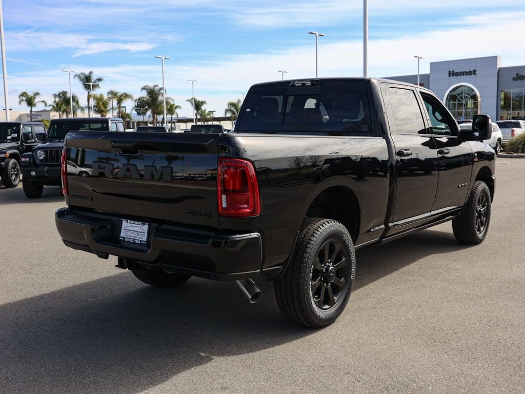 New 2026 Diamond Black Crystal Pearl-Coat Exterior Paint RAM Laramie image 3