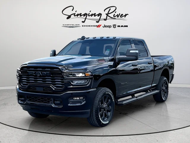 New 2026 Diamond Black Crystal Pearl-Coat Exterior Paint RAM Big Horn image 3