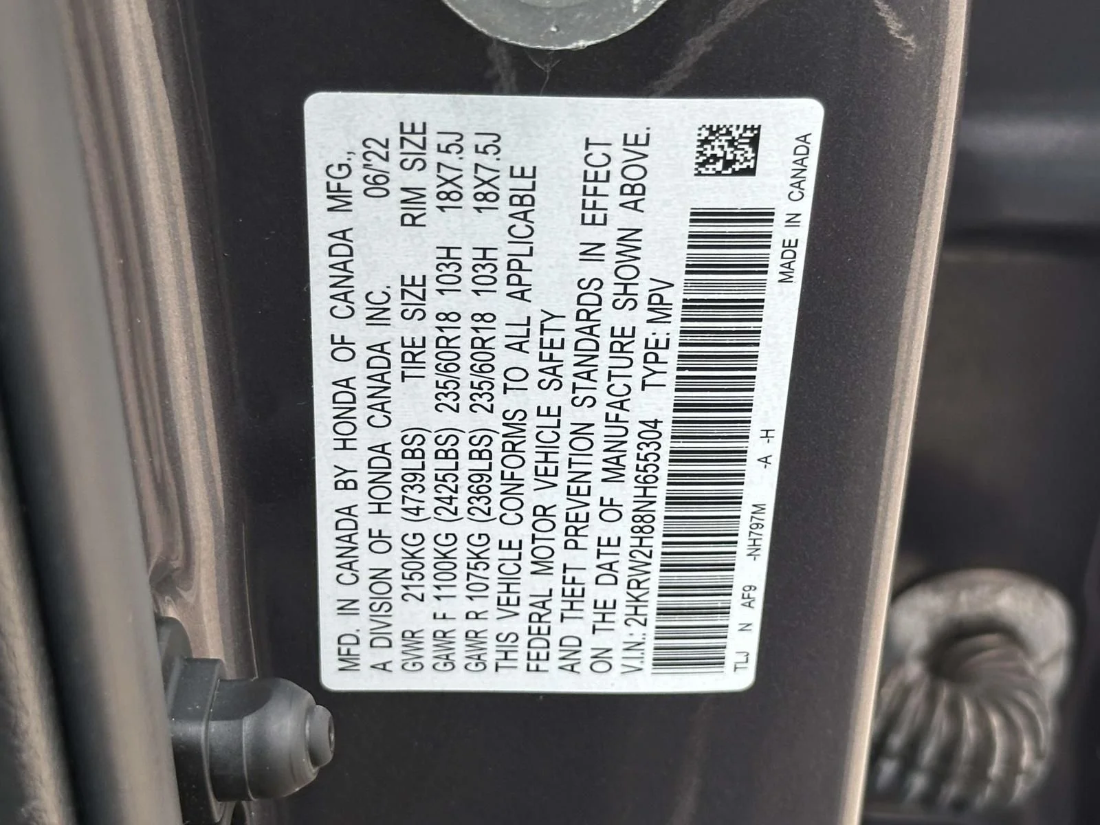 Used 2022 Gray Honda EX-L image 28