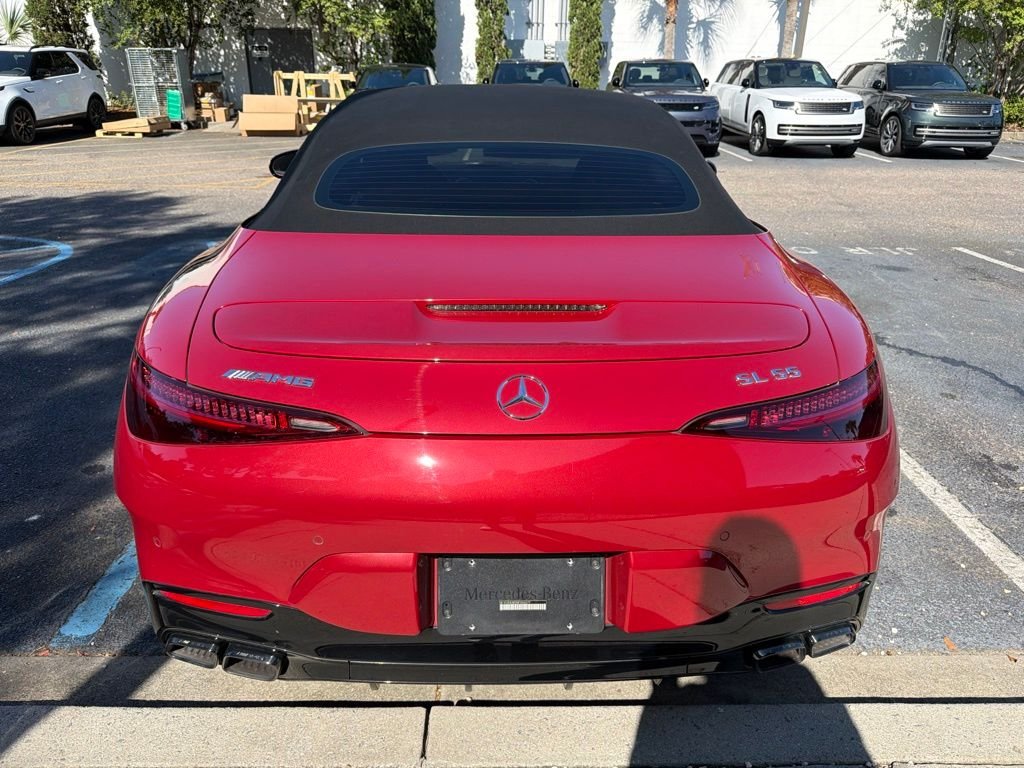 Certified Used 2022 Red Mercedes-AMG SL 55 AMG® image 8