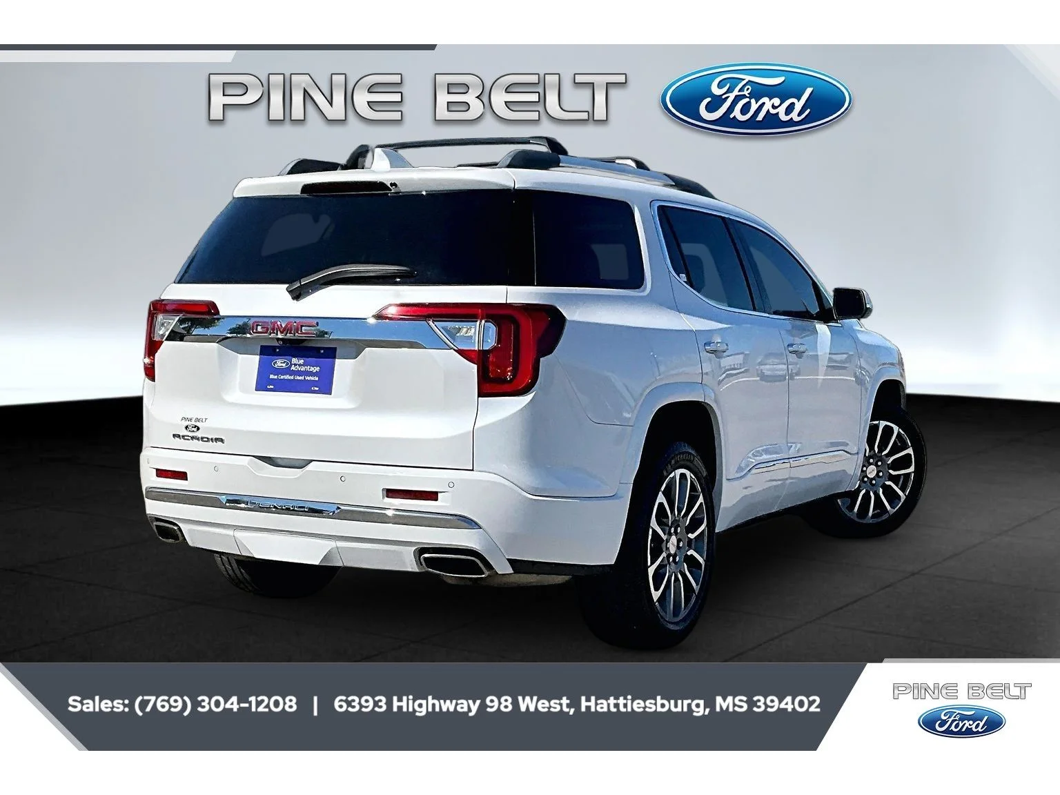 Certified Used 2021 White Frost Tricoat GMC Denali image 11