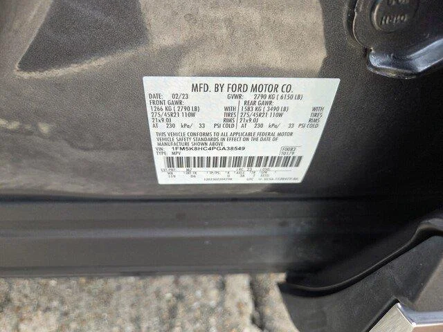 Used 2023 Carbonized Gray Metallic Ford Platinum image 35