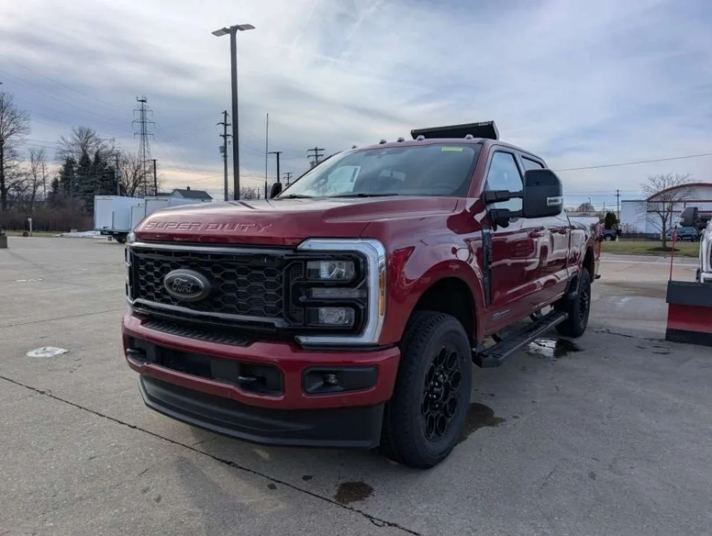 New 2026 Ruby Red Metallic Tinted Clearcoat Ford F-250® Lariat® image 3