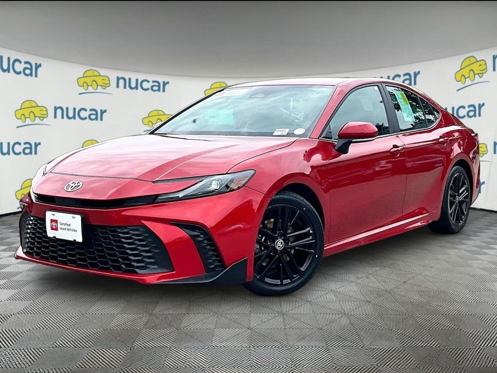 Used 2025 Red Toyota SE image 3
