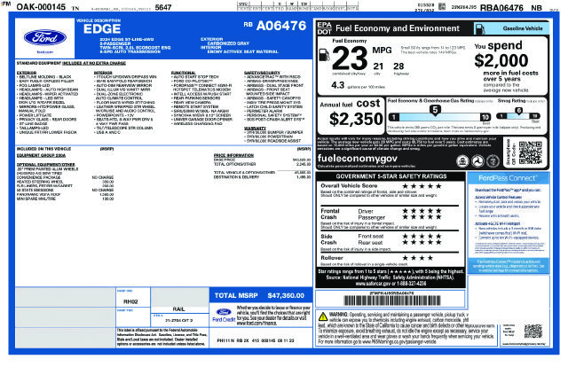 Used 2024 Gray Ford ST Line image 25