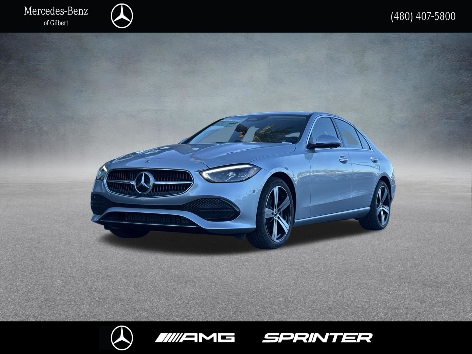 New 2026 Cirrus Silver Metallic Mercedes-Benz C 300 image 1
