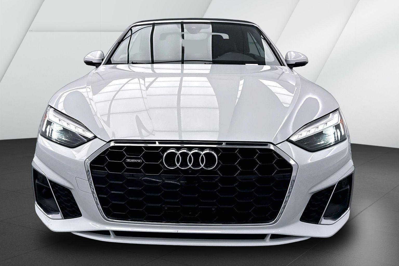 Used 2023 Glacier White Metallic/Black Roof Audi S line Premium Plus image 2
