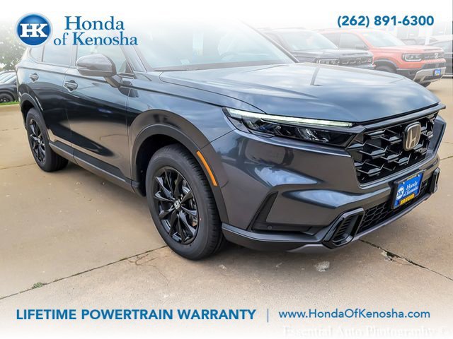 New 2027 Meteorite Gray Metallic Honda Sport-L Hybrid AWD image 3