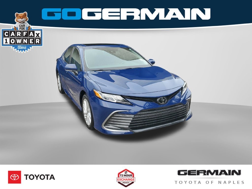 Certified Used 2024 Blue Toyota LE image 6
