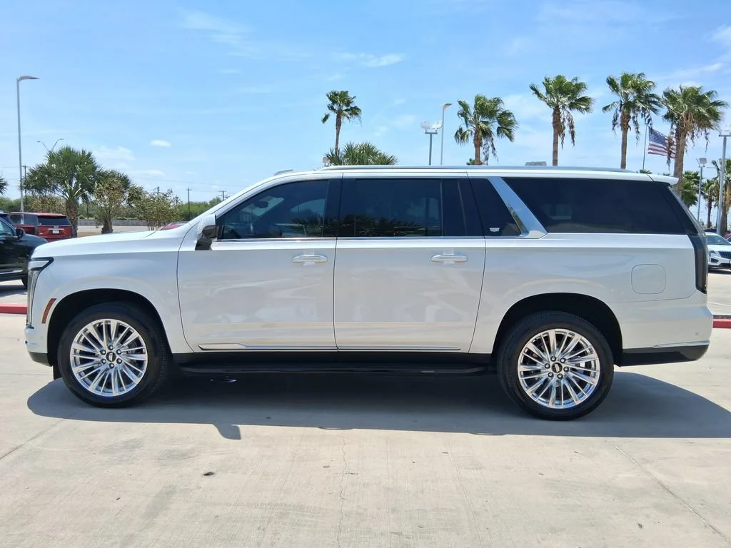 Used 2025 Crystal White Tricoat Cadillac Premium Luxury image 3