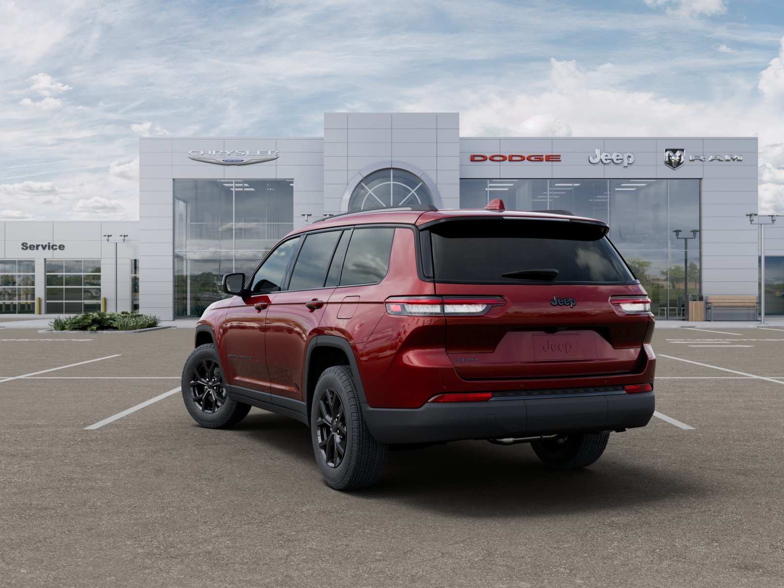 New 2025 Velvet Red Pearl-Coat Exterior Paint Jeep Altitude image 27