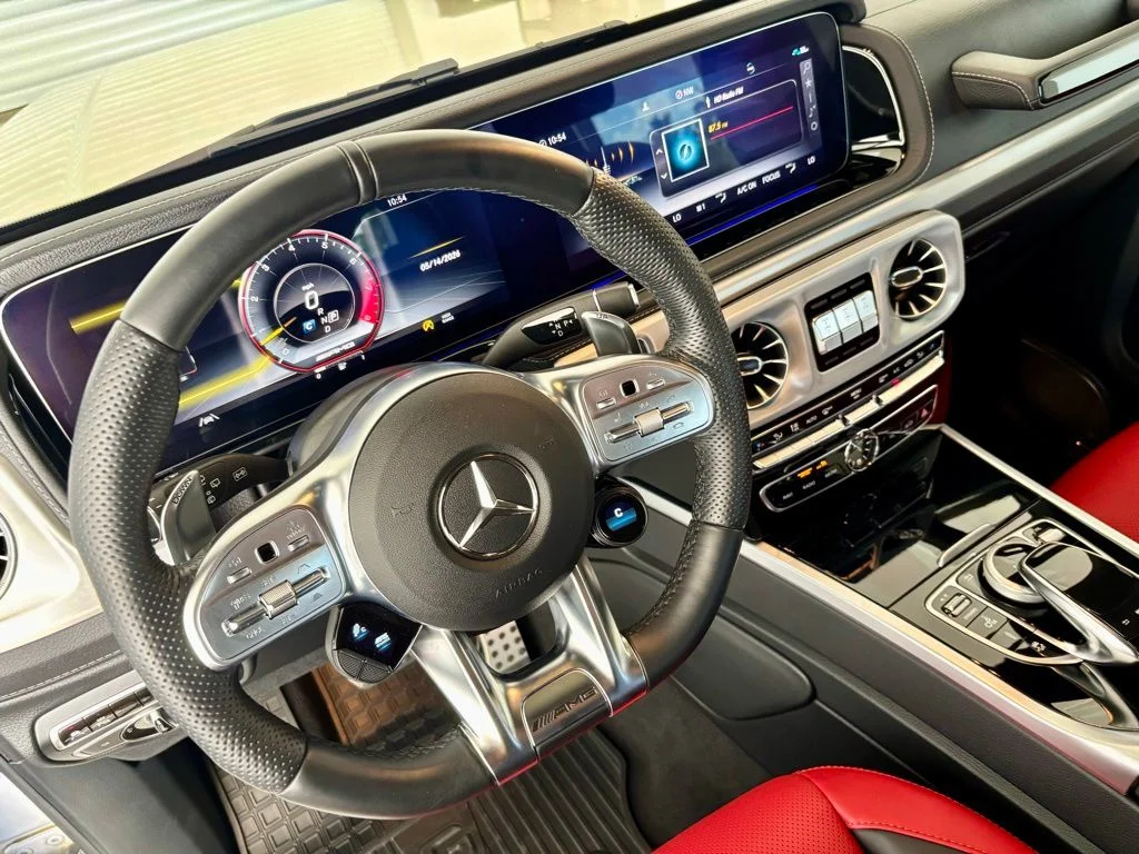 Used 2021 designo Moonlight White Metallic Mercedes-Benz G 63 AMG® image 14
