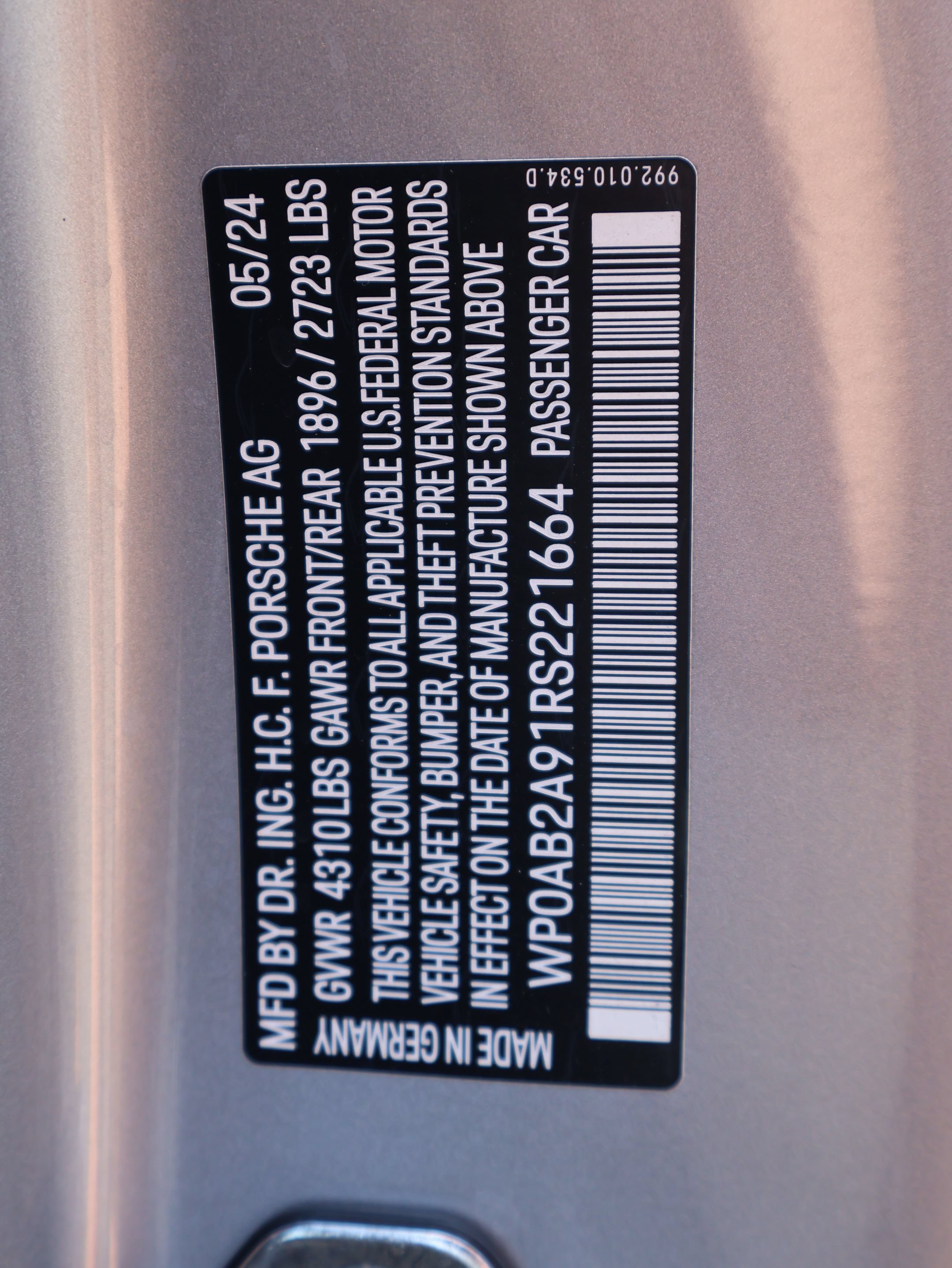 Certified Used 2024 GT Silver Metallic Porsche Carrera GTS image 35