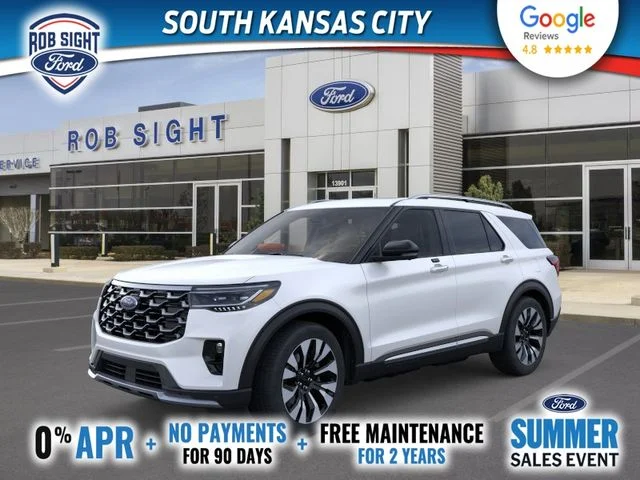 New 2026 Star White Metallic Tri-Coat Ford Platinum™ image 1