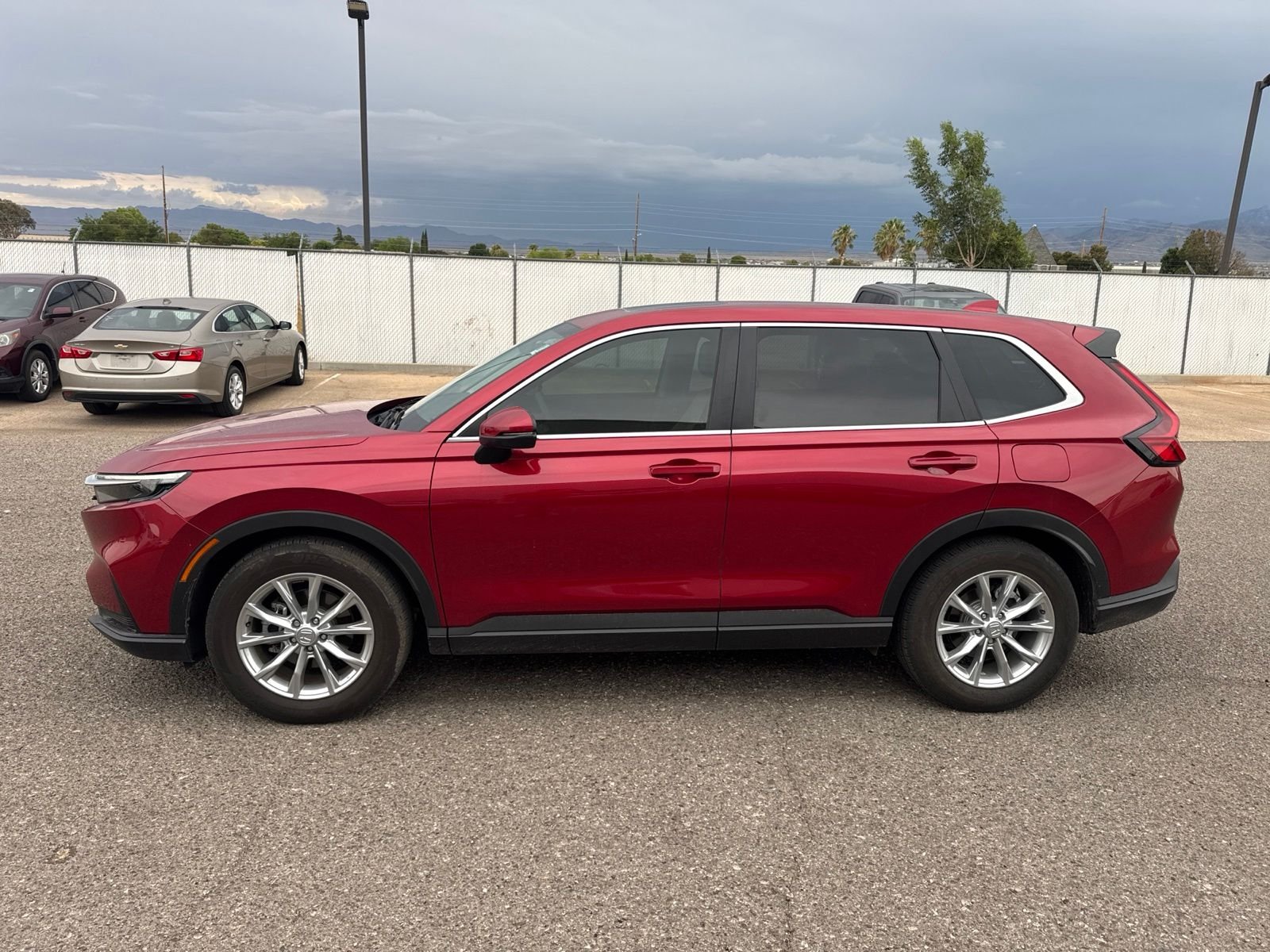 Used 2025 Radiant Red Metallic Honda EX image 2