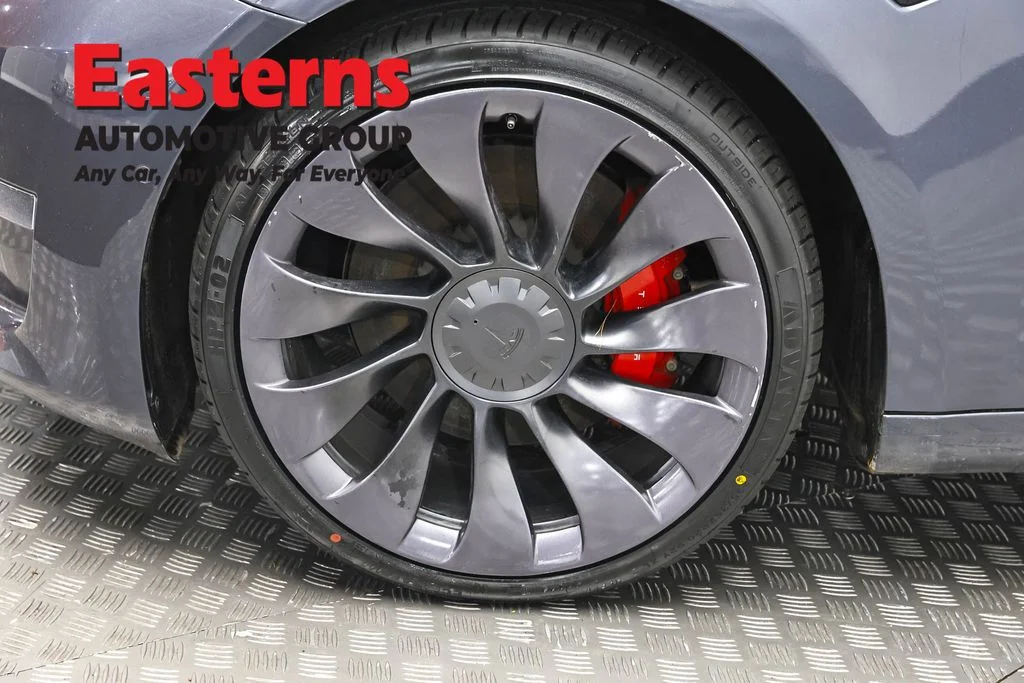 Used 2022 Gray Tesla Performance image 26