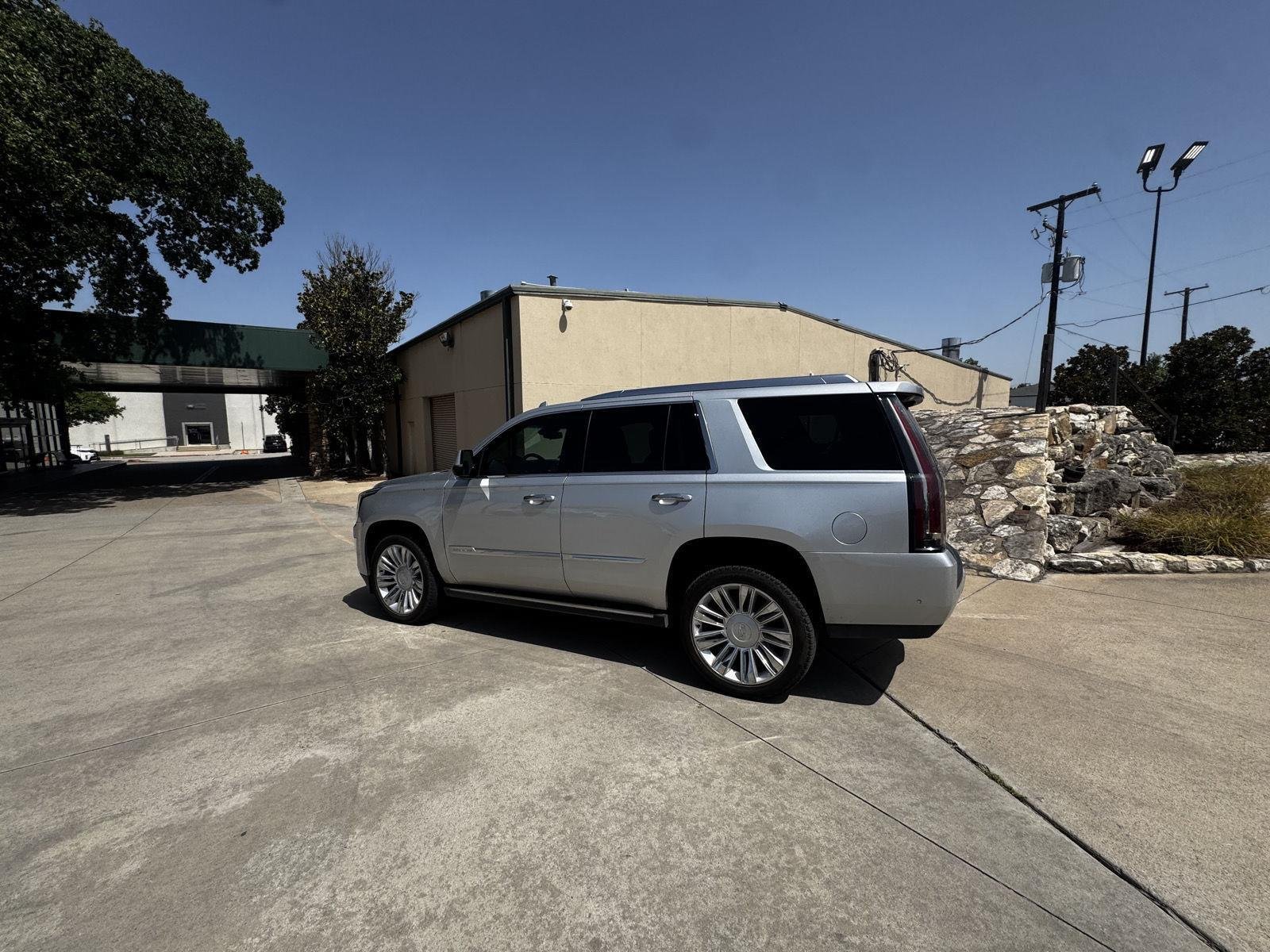 Used 2017 Radiant Silver Metallic Cadillac Platinum image 2