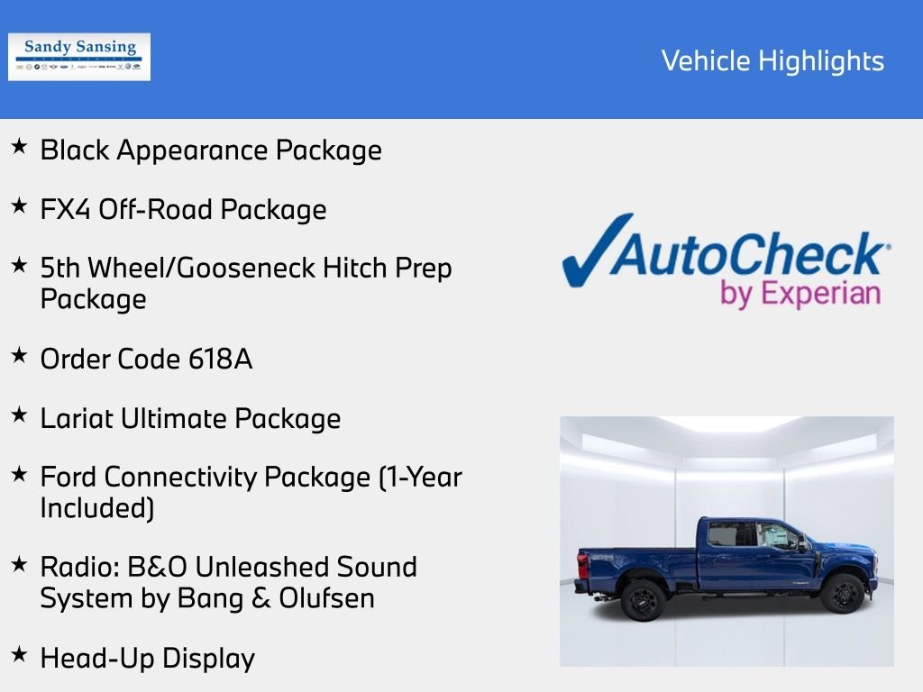 New 2026 Argon Blue Metallic Ford F-350® Lariat® image 9