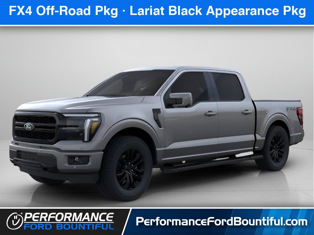 New 2026 Carbonized Gray Metallic Ford LARIAT image 1