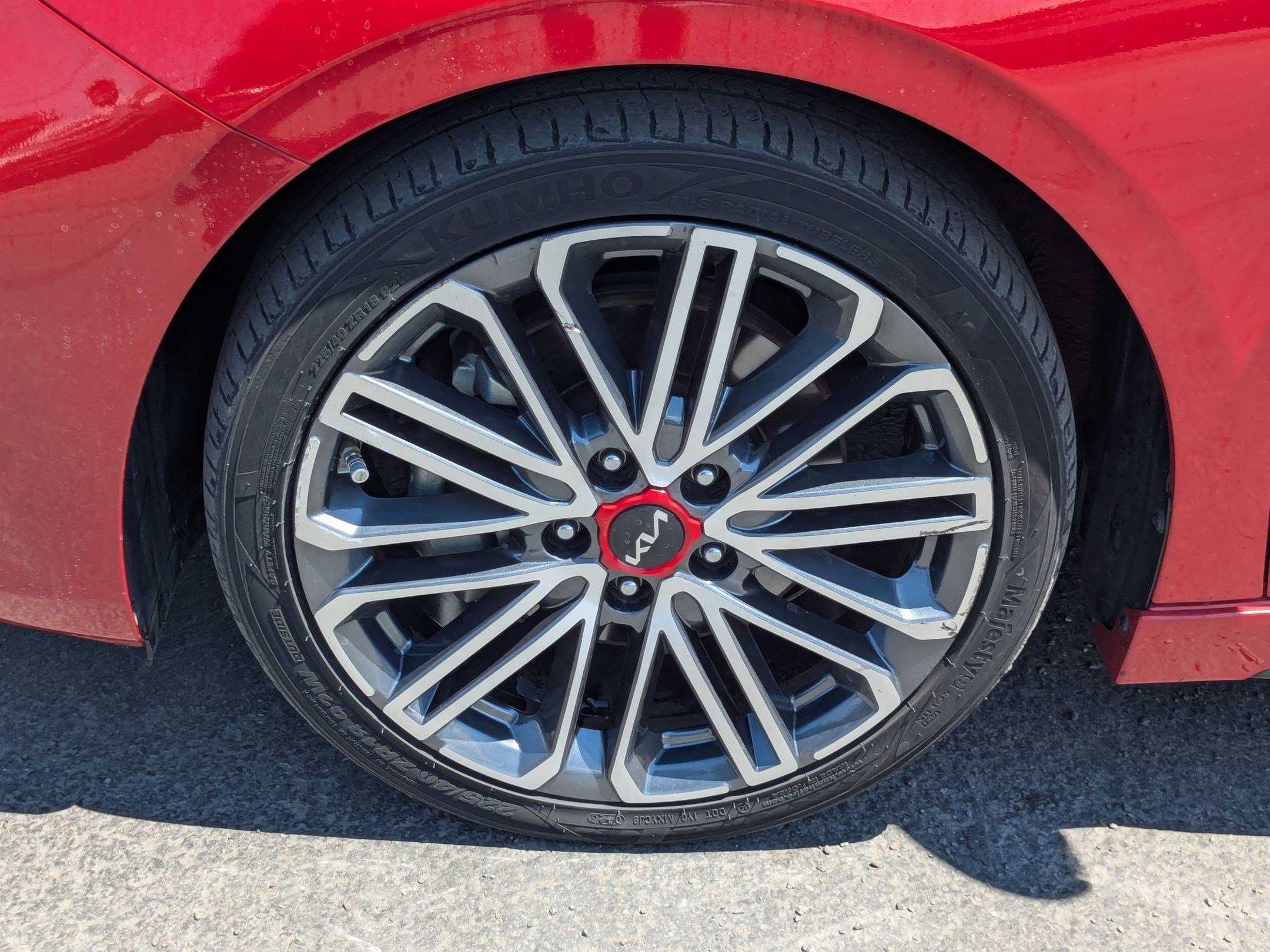 Used 2023 Currant Red Kia GT image 11
