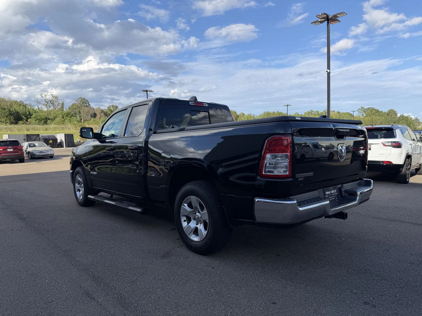 Used 2024 Diamond Black Crystal Pearlcoat Ram Big Horn image 4