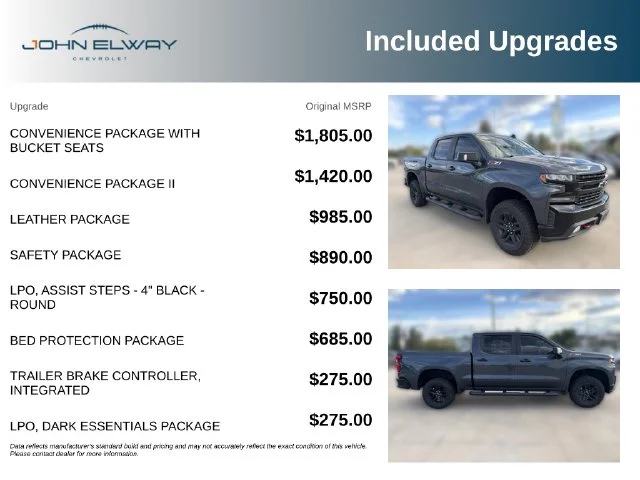Used 2020 Gray Chevrolet LT Trail Boss image 7