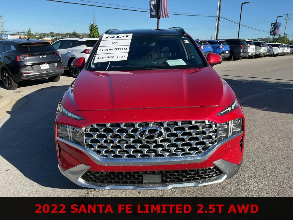 Used 2022 Calypso Red Hyundai Limited image 3