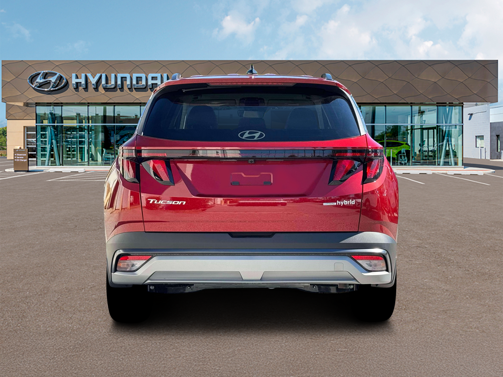 New 2026 Red Hyundai SEL AWD image 6