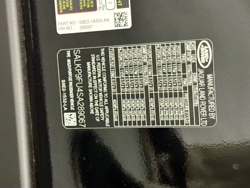 Certified Used 2025 Black Land Rover SE image 33